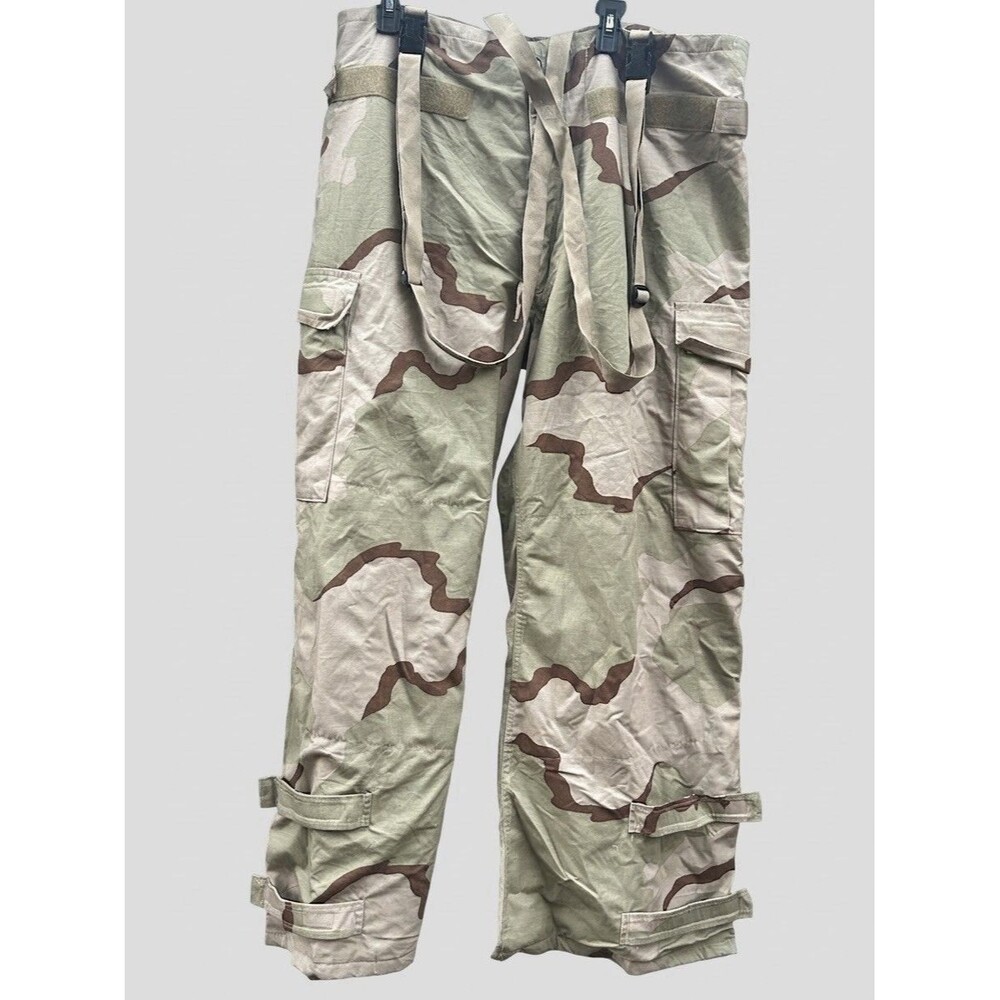 USGI Desert DCU Camo JSLIST Chemical Protective Overgarment Pants Large Regular
